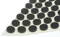 aspr-8-125 Essentra Circular Polyethylene (PE) Non Slip Pad, 12.7mm diameter x 3.2mm height