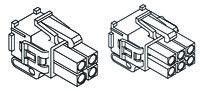 794190-1 TE Connectivity, Mini-Universal MATE-N-LOK II Male Connector Housing, 4.14mm Pitch, 6 Way, 2 Row