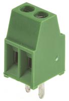 282834-2 TE Connectivity Buchanan Series PCB Terminal Block, 2-Contact, 2.54mm Pitch, Through Hole Mount, 1-Row, Screw