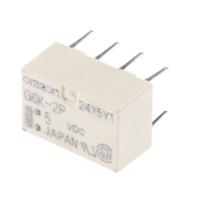 g6k-2p-5dc Omron PCB Mount Signal Relay, 5V dc Coil, 1A Switching Current, DPDT