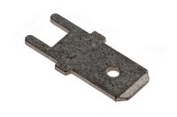 725964-2 TE Connectivity FASTON .250 Silver Uninsulated Male Spade Connector, PCB Tab, 6.3 x 0.8mm Tab Size