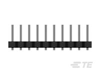 1-2842142-0 TE Connectivity AMPMODU Series Straight Surface Pin Header, 20 Contact(s), 2 mm Pitch, 2 Row, Unshrouded