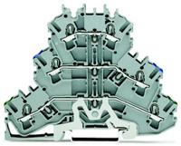 2002-3217 WAGO  TOPJOB S, 2002 Series Grey, 2.5mm², Triple-Level, Push-In Cage Clamp Termination, ATEX, IECEx