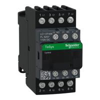 lc1dt406fls207 Schneider Electric LC1D Contactor, 110 V dc Coil, 4-Pole, 40 A, 4 W 110 V, 4 NO, 690V