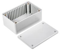 1591lgy Hammond 1591 Series Grey Flame Retardant ABS Enclosure, IP54, Grey Lid, 85 x 56 x 39mm