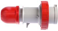2183237 Scame IP67 Red Cable Mount 3P + N + E Industrial Power Plug, Rated At 32A, 415 V