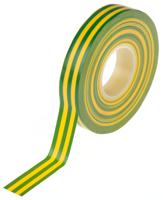 at7 Advance Tapes AT7 Green/Yellow PVC Electrical Tape, 12mm x 20m
