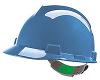 gv151-0000000-000 MSA Safety V-Gard Blue Safety Helmet, Adjustable