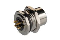 t4131512041-000 TE Connectivity Circular Connector, 4 Contacts, Rear, M12 Connector, Plug, Female, IP67, M12 Series