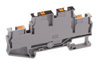 3211825 Phoenix Contact  PTTB 4-PV Series Grey, 0.2 → 6mm², Double-Level, Push In Termination