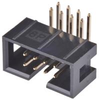 61200821721 Wurth Elektronik WR-BHD Series Right Angle Through Hole PCB Header, 8 Contact(s), 2.54 mm Pitch, 2 Row, Shrouded