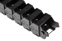 1730630 Igus 17, e-chain Black Cable Chain - Flexible Slot, W48.5 mm x D39mm, L1m, 63 mm Min. Bend Radius, Igumid G