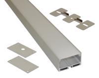 ext11 PowerLED LED Strip Extrusion & Diffuser EXT for Cove Lighting, Shelve Lighting, Skirting Board Lighting, Under Cabinet