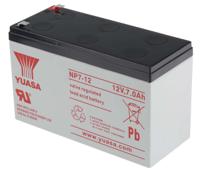 np7-12 Yuasa 12V Faston 4.8mm Sealed Lead Acid Battery, 7Ah