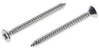 797-6171 RS PRO Plain Stainless Steel Countersunk Head Self Tapping Screw, N°10 x 2in Long 50mm Long
