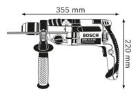 060119c560 Bosch GSB 21-2 RE Keyless 110V Corded Hammer Drill, BS 4343 Plug