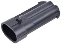 15316529 Delphi, Metri-Pack 150 Automotive Connector Plug Black Cable Mount 2 Way, Crimp Termination