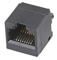 ss-650810-a-nf Bel-Stewart SS-65 Series Female RJ45 Connector, PCB Mount, Cat4, UTP Shield 8P8C -Way