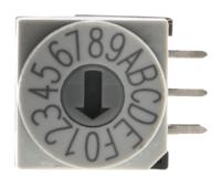 p65thr103l254 Hartmann 16 Way Through Hole DIP Switch, Slot Actuator