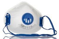 p351 RS PRO Disposable Respirator for General Purpose Protection, FFP2, Valved, Moulded 10 per Package