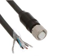 kd-s-m12-5a-p1-250 Leuze Female 5 way M12 to Open End Industrial Automation Cable Assembly, 25000 mm