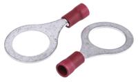fvws125-12lf JST, FV Insulated Ring Terminal, M12 Stud Size, 0.25mm² to 1.65mm² Wire Size, Red