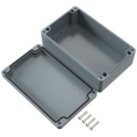 021626090 Rose Polyester Standard Series Grey Glass Fibre Reinforced Polyester Enclosure, IP66, IK08, Grey Lid, 260 x 160 x 90mm