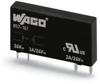 857-161 WAGO 857 Series Solid State Relay, 3 A Load, Plug-In Mount, 30 V ac/dc Load