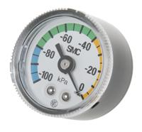 gz46-k-02 SMC M5 Female, R Thread Pressure Gauge 42.5 mm 200 kPa