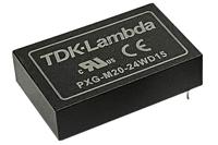 pxg-m20-48ws05 TDK-Lambda PXG-M DC-DC Converter, 5V dc/ 4A Output, 18 → 75 V dc Input, 20W, PCB Mount, +105°C Max Temp -40°C