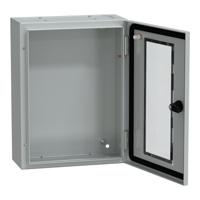 nsys3dm4315t Schneider Electric PanelSeT S3DM/S3DB Series Steel Wall Box, IP66, 400 mm x 300 mm x 150mm