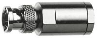 j01000a1940 Telegartner, Plug Cable Mount BNC Connector, 50Ω, Clamp Termination, Straight Body