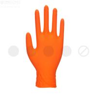 gp0132 Unigloves GP0*** Orange Powder-Free Nitrile Disposable Gloves, Size S, 100 per Pack