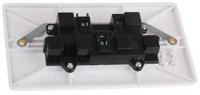 775-8071 RS PRO White 2 Gang Plug Socket, 0 Poles, 13A, Type G - British, Indoor Use