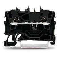 2001-1205 WAGO  TOPJOB S Series Black, 1.5mm², 1-Level, Push-In Cage Clamp Termination, ATEX, EAC Ex, IECEx