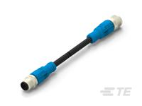 t4162113005-001 TE Connectivity Male/Female 5 way M12 to 5 way M12 Sensor Actuator Cable, 500 mm