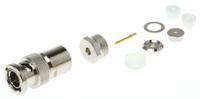 j01002a1323 Telegartner, Plug Cable Mount BNC Connector, 75Ω, Clamp Termination, Straight Body