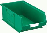 484-4090 RS PRO PP Storage Bin, 350mm x 205mm x 130mm, Green