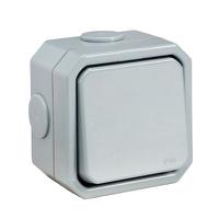 psw1g2w Powerbreaker Grey Weatherproof Switch, 1 Gang, PSW1G2W