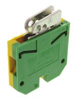 0354560000 Weidmuller 2-Way EK 4 Earth Terminal Block, 4mm², 26 → 10 AWG Wire, Screw Down, Nylon Housing, ATEX