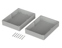 02254000 Bopla Euromas Series Light Grey Polycarbonate Enclosure, IP65, IK07, Light Grey Lid, 300 x 230 x 110mm