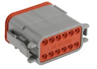 dt06-12sa Deutsch, DT Automotive Connector Socket Grey 12 Way DT06-12SA
