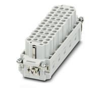 1014423 Phoenix Contact Heavy Duty Power Connector Insert, 16A, Female, HC-BB46 Series, 46 Contacts