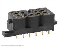 sms9ge33 Souriau Sunbank by Eaton SMS Series Straight PCB Mount PCB Socket, 9-Contact, 3-Row, 5.08mm Pitch, Solder Termination