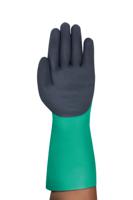 58005100 Ansell 58-005 Green Nitrile Neoprene, Nitrile Work Gloves, Size 10, Neoprene Coating
