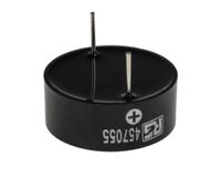 457-055 RS PRO 95dB Through Hole Continuous Internal Piezo Buzzer, 23.5 (Dia.) x 9.5mm, 3V dc Min, 30V dc Max