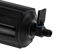 f84g-4gn-qp3 Norgren Excelon Plus series 40μm G 1/2 0.3bar to 10 bar Pneumatic Filter 4680L/min max with Manual drain