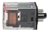 mks2pi-230vac Omron Plug In Power Relay, 230V ac Coil, 10A Switching Current, DPDT