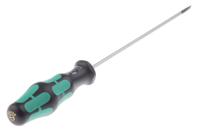 05008008001 Wera Slotted  Screwdriver, 3 mm Tip, 150 mm Blade, 231 mm Overall