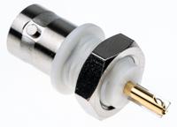 j01001a0043 Telegartner, Jack Panel Mount BNC Connector, 50Ω, Solder Termination, Straight Body